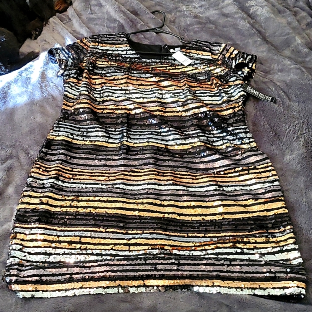 NWT Ny & Co Sequin Cocktail Dress XXL